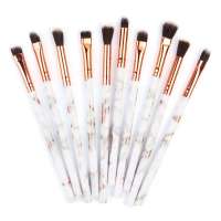 10pcs marble makeup brushes eye shadow brushes beauty tools